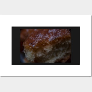 Macro Sugar Doughnut Posters and Art